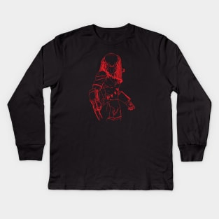 The Hunter - Predator Kids Long Sleeve T-Shirt